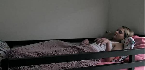  Aften Opal spending some time alone inside her bedroom playing with her tight teen pussy